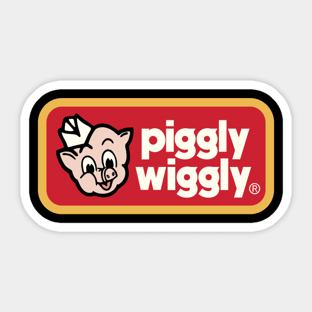 Piggly Wiggly Sticker by The Moon Child